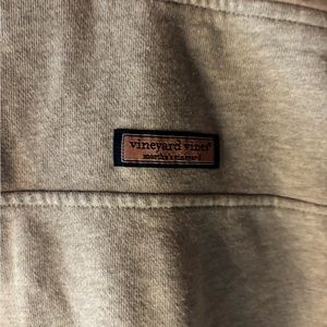 VINYARD VINES GREY QUARTER ZIP